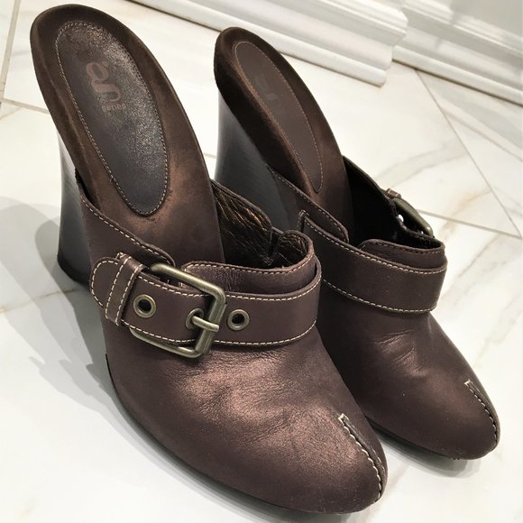 G Series Cole Haan Brown Leather Wedge Size 10B - Picture 6 of 8